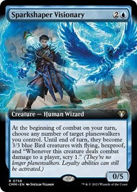 Sparkshaper Visionary (Extended Art) (758) [Commander Masters]