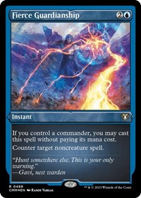 Fierce Guardianship (Foil Etched) (489) [Commander Masters]