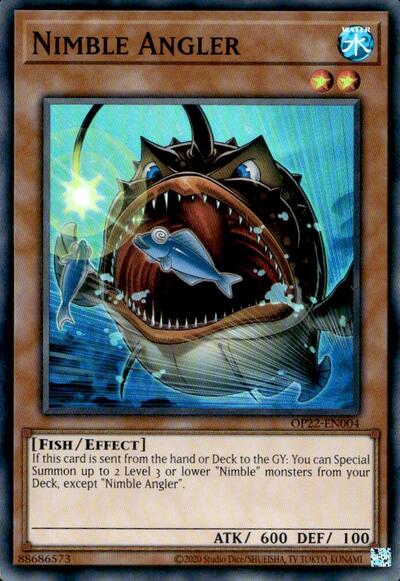 Nimble Angler (OP22-EN004) [OTS Tournament Pack 22]