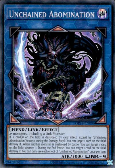 Unchained Abomination (OP22-EN006) [OTS Tournament Pack 22]