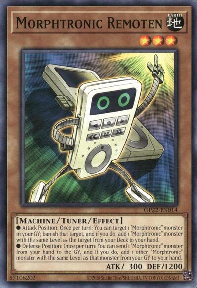 Morphtronic Remoten (OP22-EN014) [OTS Tournament Pack 22]