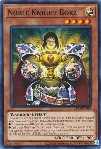 Noble Knight Borz (OP22-EN016) [OTS Tournament Pack 22]