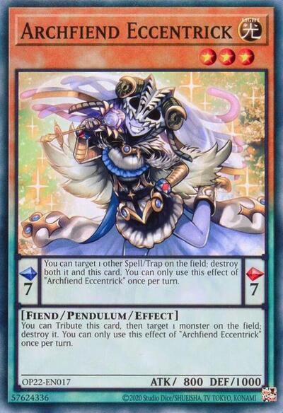 Archfiend Eccentrick (OP22-EN017) [OTS Tournament Pack 22]