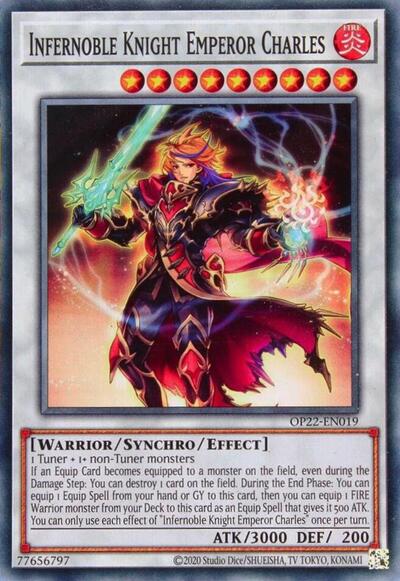 Infernoble Knight Emperor Charles (OP22-EN019) [OTS Tournament Pack 22]