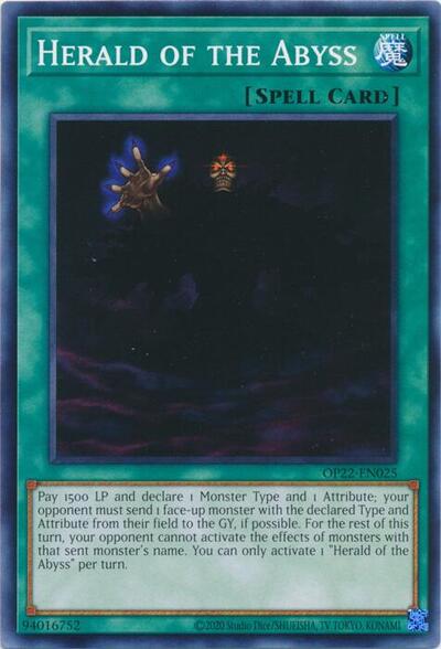 Herald of the Abyss (OP22-EN025) [OTS Tournament Pack 22]