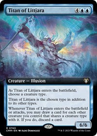 Titan of Littjara (Extended Art) (760) [Commander Masters]