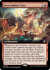 Descendants' Fury (Extended Art) (766) [Commander Masters]