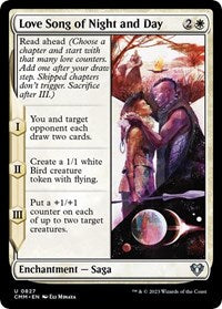 Love Song of Night and Day (827) [Commander Masters]