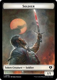 Soldier // Ogre Double-Sided Token (9 // 28) [Commander Masters]