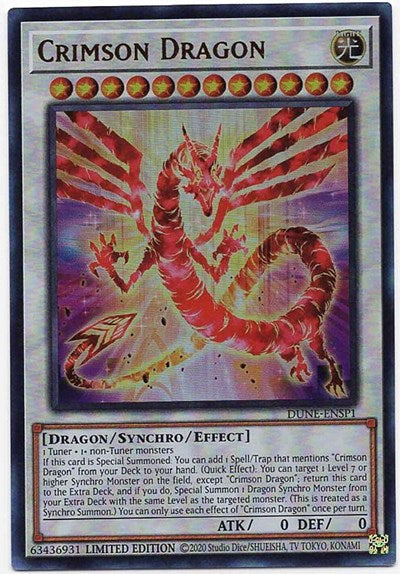 Crimson Dragon (DUNE-ENSP1) (DUNE-ENSP1) [Duelist Nexus]