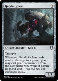 Geode Golem (386) [Commander Masters]