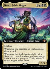 Narci, Fable Singer (Extended Art) (775) [Commander Masters]