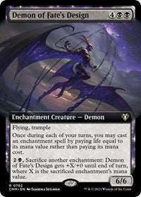 Demon of Fate's Design (Extended Art) (762) [Commander Masters]