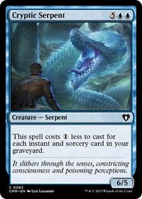 Cryptic Serpent (83) [Commander Masters]