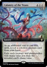 Calamity of the Titans (Extended Art) (745) [Commander Masters]