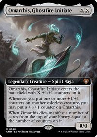 Omarthis, Ghostfire Initiate (Extended Art) (748) [Commander Masters]