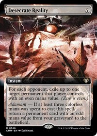 Desecrate Reality (Extended Art) (746) [Commander Masters]