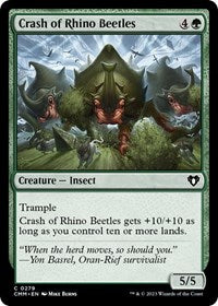 Crash of Rhino Beetles (279) [Commander Masters]