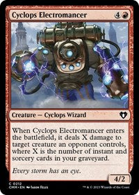 Cyclops Electromancer (212) [Commander Masters]