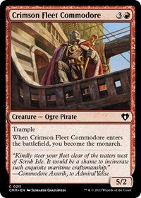 Crimson Fleet Commodore (211) [Commander Masters]