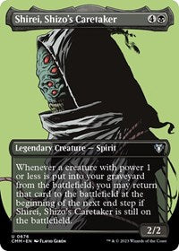 Shirei, Shizo's Caretaker (Borderless) (676) [Commander Masters]