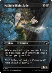 Nadier's Nightblade (Borderless) (641) [Commander Masters]