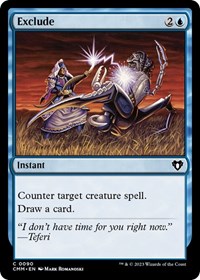 Exclude (90) [Commander Masters]