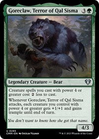 Goreclaw, Terror of Qal Sisma (293) [Commander Masters]