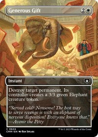 Generous Gift (Borderless) (624) [Commander Masters]