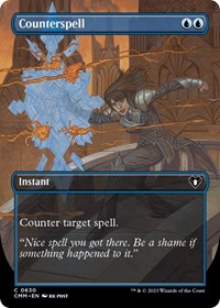 Counterspell (Borderless) (630) [Commander Masters]
