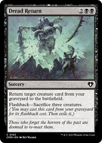 Dread Return (153) [Commander Masters]