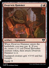Dwarven Hammer (219) [Commander Masters]