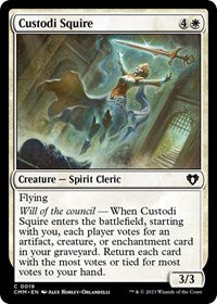 Custodi Squire (19) [Commander Masters]