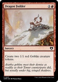 Dragon Fodder (217) [Commander Masters]