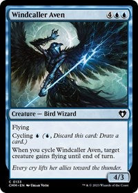 Windcaller Aven (133) [Commander Masters]