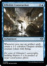 Efficient Construction (88) [Commander Masters]