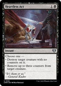 Heartless Act (166) [Commander Masters]