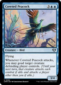 Coveted Peacock (82) [Commander Masters]