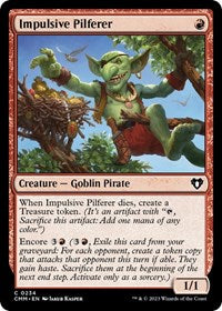 Impulsive Pilferer (234) [Commander Masters]