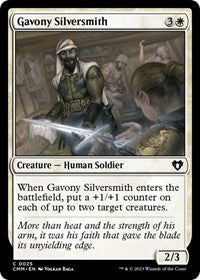 Gavony Silversmith (25) [Commander Masters]