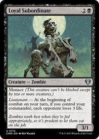 Loyal Subordinate (172) [Commander Masters]