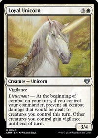 Loyal Unicorn (40) [Commander Masters]