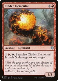 Cinder Elemental (304/078) [The List Reprints]