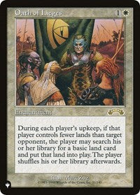 Oath of Lieges (11/143) [The List Reprints]