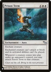 Prison Term (18/301) [The List Reprints]