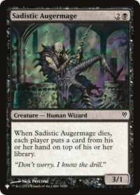 Sadistic Augermage (52/88) [The List Reprints]