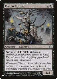 Throat Slitter (88/165) [The List Reprints]