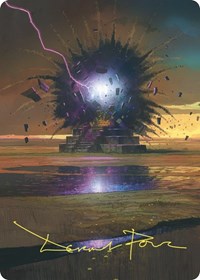 Return to Dust Art Card (Gold-Stamped Signature) (34) [Art Series: Commander Masters]