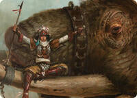 Tuskguard Captain Art Card (16) [Art Series: Commander Masters]