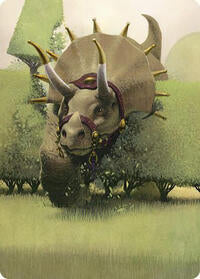 Regal Behemoth Art Card (43) [Art Series: Commander Masters]